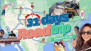  미국 대륙 횡단 로드트립 / 캘리포니아에서 뉴욕까지 / 31일 Road Trip Day1 [미국 여행 Vlog]