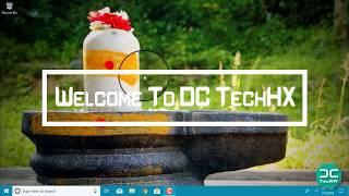 How To Hide/Show Icons On Desktop/Laptop In Window 10 | DC TecHX