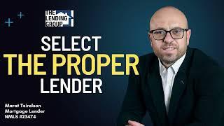 Select the Proper Lender