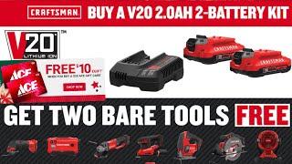 Craftsman FREE Power Tools - FREE Gift Cards - Craftsman Amazing Tool Deals - Ace Hardware