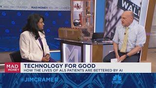 EverythingALS CEO Indu Navar and Chairman Bill Nuti talk ALS awareness month with Jim Cramer