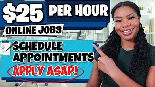 Get Paid $25/hr to Work from Home: Appointment Scheduler Job (Beginner-Friendly!)