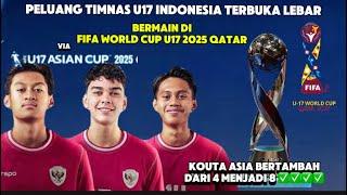 PELUANG INDONESIA LOLOS PIALA DUNIA U17 2025 TERBUKA LEBAR