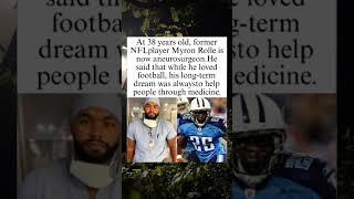 At 38 years old, former NFL player Myron Rolle is now a neurosurgeon. ️ #shorts