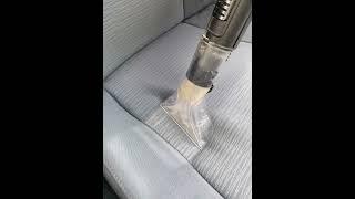 Car interior seat - water vacuum cleaning