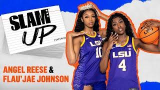 Flau'Jae Johnson & Angel Reese Get COMPETITIVE!! LSU Teammates Play SLAM Up