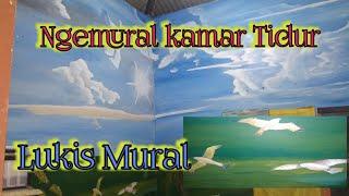 Ngemural kamar tidur || Lukis Mural