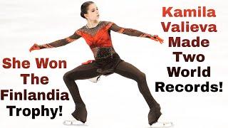 Kamila Valieva Won The Finlandia Trophy! NEW WORLD RECORDS!