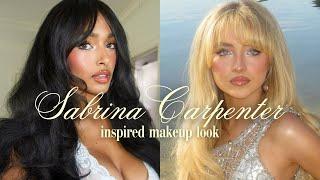 trying sabrina carpenter’s makeup as a brown girl 