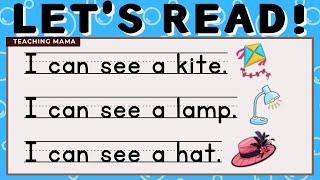 LET'S READ! | PRACTICE READING ENGLISH | SIMPLE SENTENCES FOR KIDS | LEARN TO READ | TEACHING MAMA