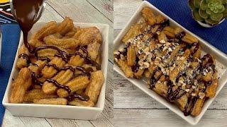 3 ingredients churros: the spanish dessert ready in few minutes!