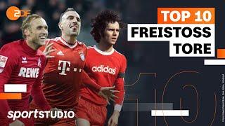 Top 10 Freistoß-Tore der Bundesliga-Geschichte | sportstudio