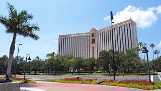 Walking Along International Drive Orlando: Rosen Centre Hotel to ICON Park · Florida Walk in 4K