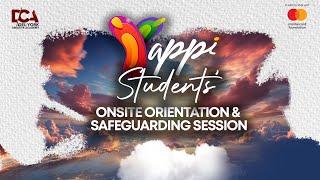 YAPPI Student Onsite Orientation & Safeguarding Session.