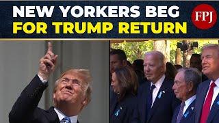 New Yorkers Beg For Trump Return In Front Of Biden, Harris At The 9/11 Ceremony