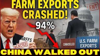 94% Export Drop: Trump’s Trade War Leaves U.S. Farm Belt in Crisis