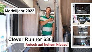 Clever Runner 636, Kastenwagen, Modelljahr 2022 |  Roomtour & Vorstellung und stecken bleiben