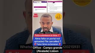 File submission in time | File cancelled ? Take time extension  | Advocate Harry | Live Portugal