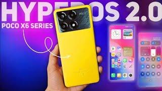 HYPEROS 2.0 FINALLY HERE POCO X6 PRO 5G  POCO X6 PRO HYPEROS 2.0 UPDATE