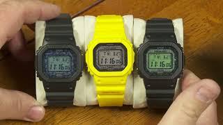 All THREE Charles Darwin/Galapagos G-Shock Squares! Featuring the GW-B5600CD-9