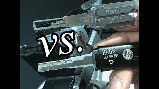 New Hu66 kwik decoder vs. Lishi Hu66 v3  tips & tricks (Audi A4 lock)