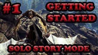 ARK SOLO STORY MODE|GETTING STARTED|EP.1