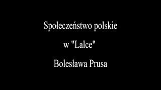 Społeczeństwo polskie w Lalce Bolesława Prusa