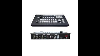 Zoomking ZMK830 Multi camera 8CH video switcher SDI HDMI IP chroma key recording streaming / 8路导播台讲解