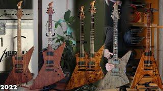 ALL James Hetfield's Ken Lawrence Guitars Collection 2022