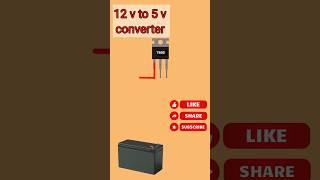 12 v to 5 v converter#shorts #yt #converter