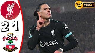 Liverpool vs Southampton - 2 - 1  - All Goals & Highlights - EFL Cup 2024