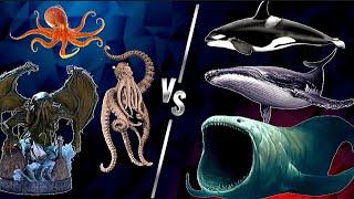 TEAM OCTOPUS VS TEAM WHALE (BATTLE FIGHT)