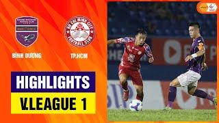 Highlights: Bình Dương - TPHCM | Tiến Linh lại nổ súng, siêu phẩm đá phạt miễn chê, vùi dập 3 bàn