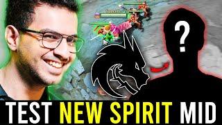 ATF plays MID testing "NEW TEAM SPIRIT MID LANER?!"