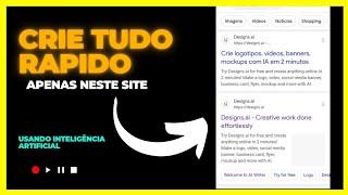 Crie tudo com IA rápido apenas neste site - Designs.AI