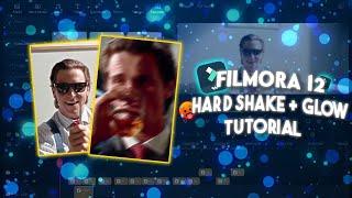 Hard shake + Glow effect || Filmora 12 Tutorial