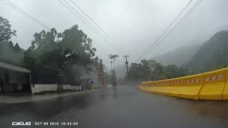 Yangmingshan torrential rain descent