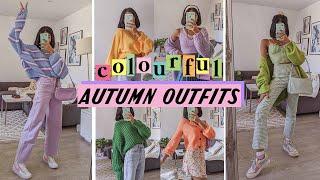 colourful & fun autumn outfits 