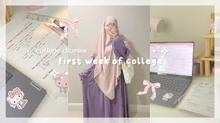 ౨ৎ first week of college | college diaries, freshman year, studying , classes, first lab