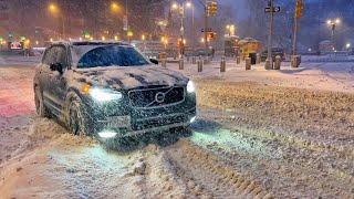 NYC's Biggest Blizzard & Winter Storm of 2022 - Walking NYC during Winter Storm Kenan 