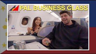 LUXURY Philippines Airlines Business Class to Manila 