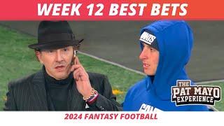 2024 NFL Week 12 Best Bets, Teaser | Week 12 NFL Game Previews | Cust vs Cam vs Geoff 100m Dash