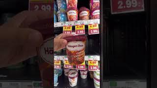 4 Haagen Dazs flavours found at Dillon's #kroger #groceryshopping #icecream