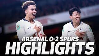 HIGHLIGHTS | ARSENAL 0-2 SPURS (Carabao Cup quarter-final)