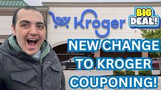 NEW CHANGE TO KROGER COUPONING! ~ KROGER SHOPPERS NEED TO KNOW THIS!