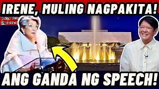 Irene Marcos-Araneta, Muling Nagpakita sa Publiko! Speech on Behalf of PBBM!