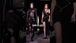 Bella VS Gigi Hadid For Versace FW19