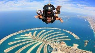 Skydive Dubai above the Palm Jumeirah