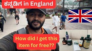 Shopping day vlog | how to get free items in UK |Kannada vlog