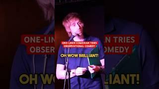 One-liner comedian tries observational comedy | On tour now | Mark Simmons #funny #comedy